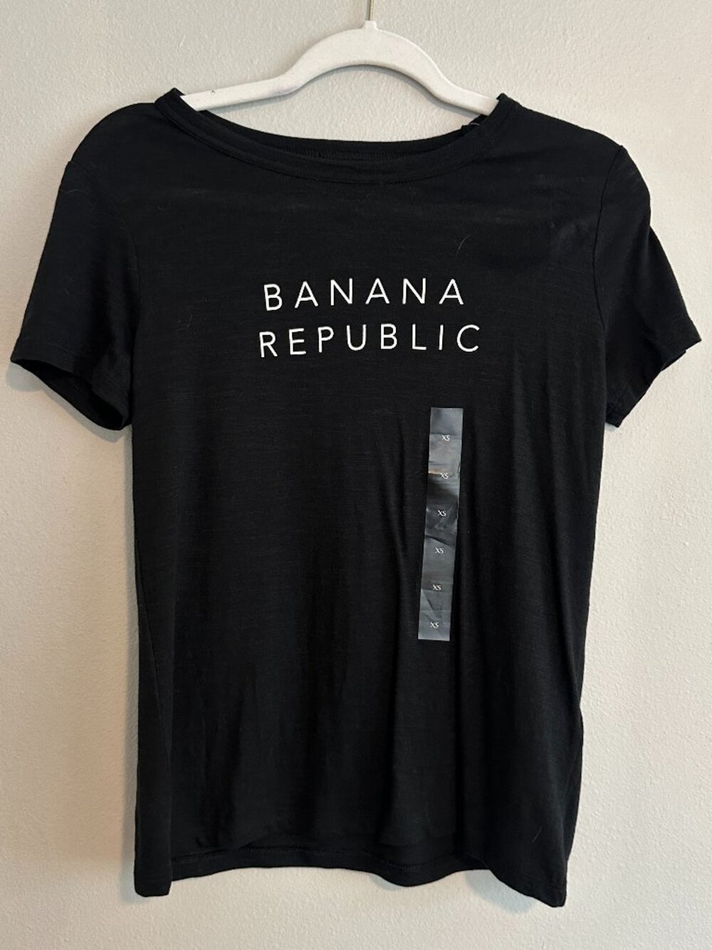 Banana Republic Black Logo T Shirt
